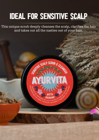Brahmi Sensitive Scalp Scrub & Cleanser