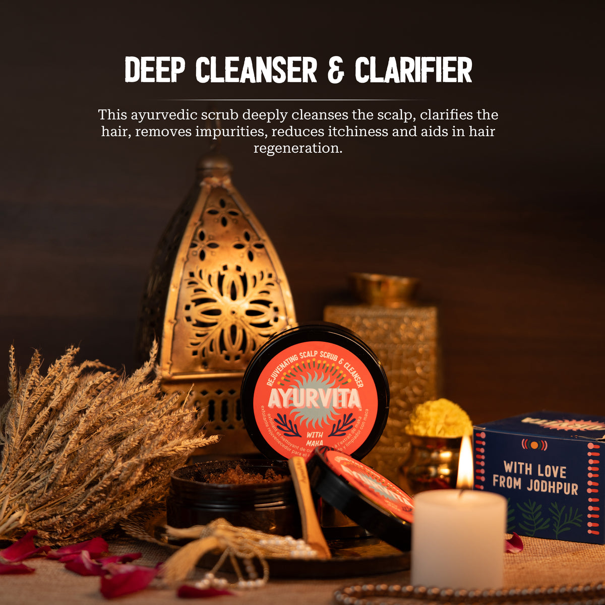 Maka Rejuvenating Scalp Scrub & Cleanser