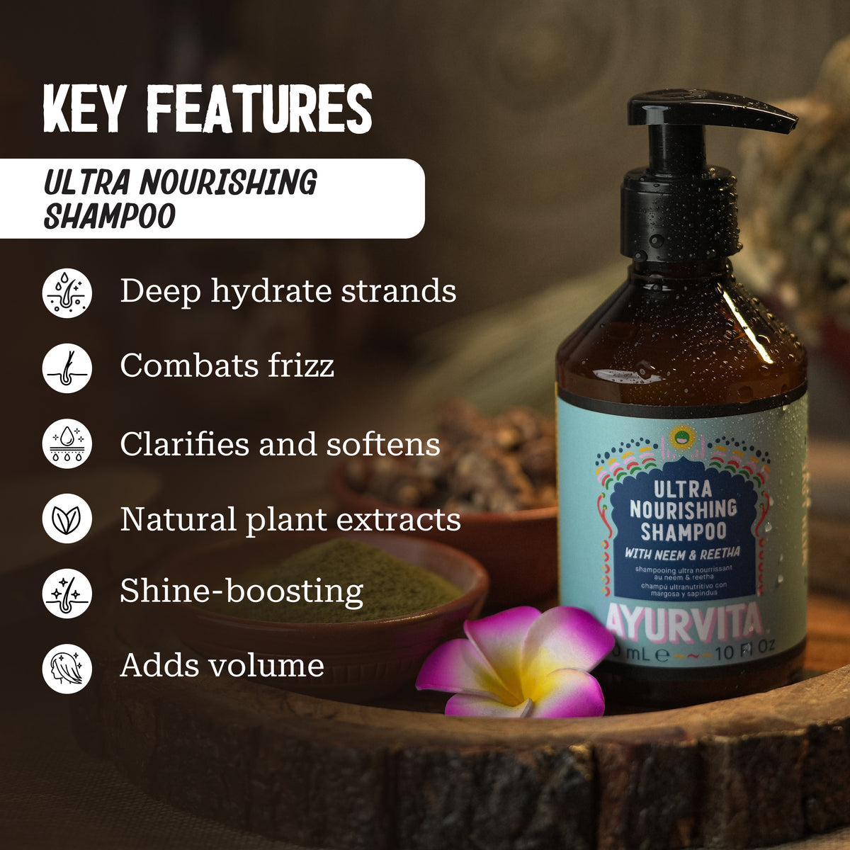 Neem & Reetha Ultra Nourishing Shampoo