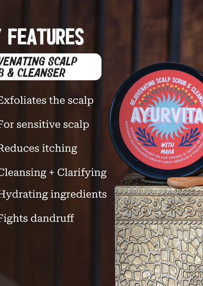 Maka Rejuvenating Scalp Scrub & Cleanser